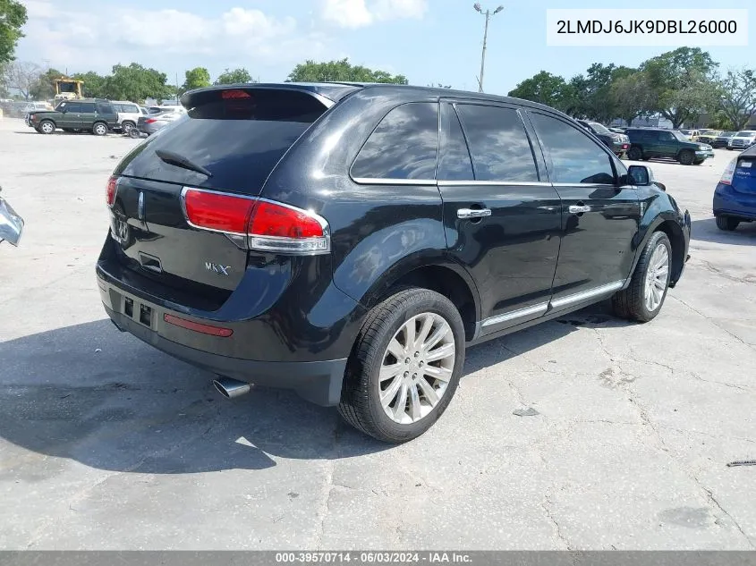 2LMDJ6JK9DBL26000 2013 Lincoln Mkx