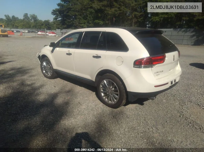 2LMDJ8JK1DBL03631 2013 Lincoln Mkx