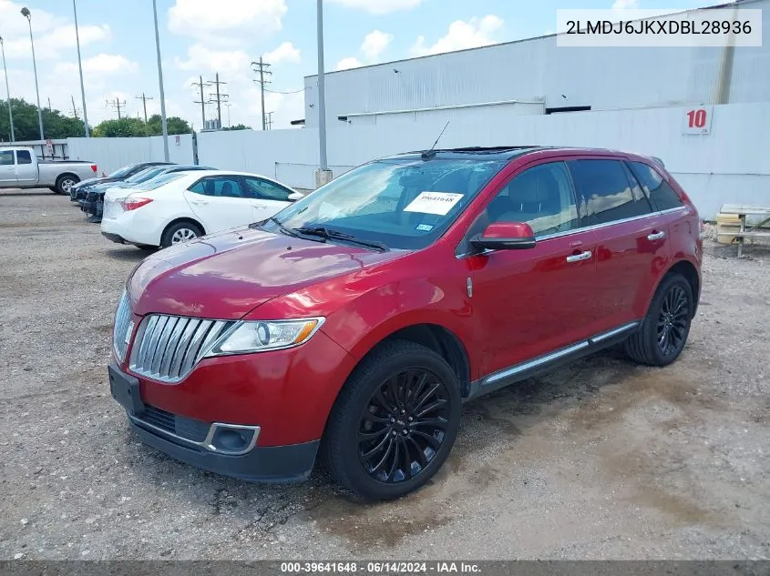 2LMDJ6JKXDBL28936 2013 Lincoln Mkx