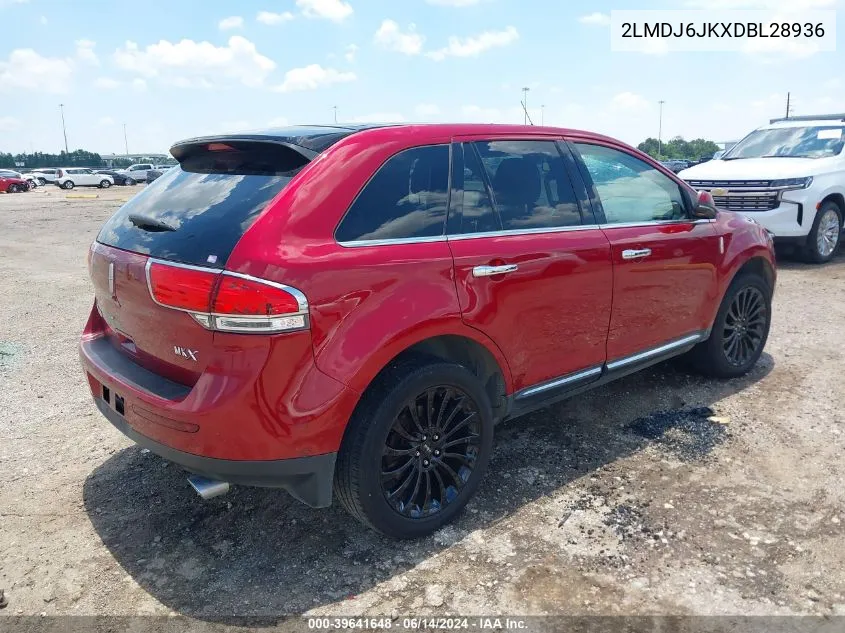 2LMDJ6JKXDBL28936 2013 Lincoln Mkx