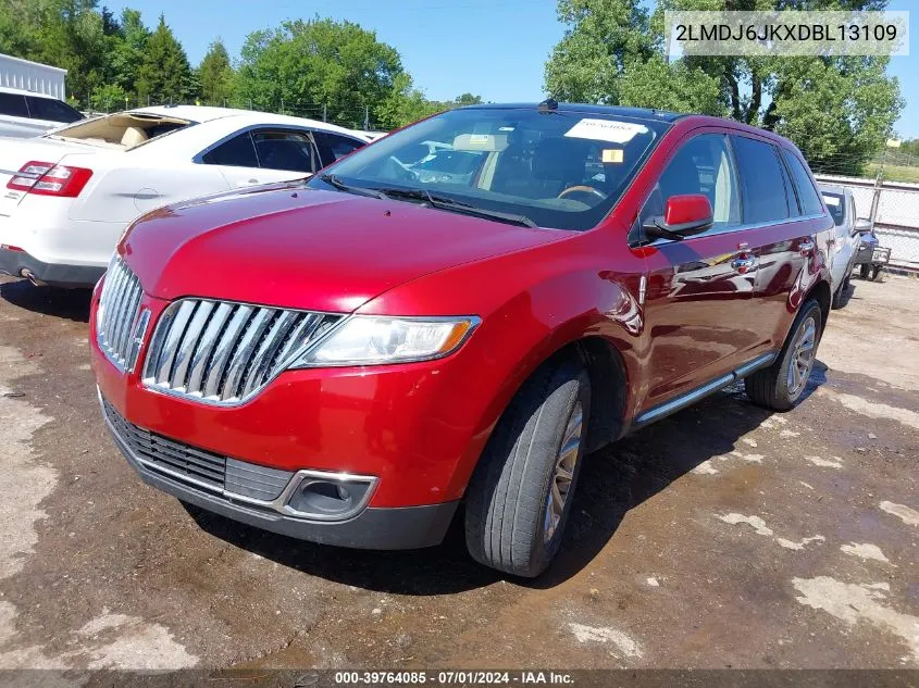 2LMDJ6JKXDBL13109 2013 Lincoln Mkx