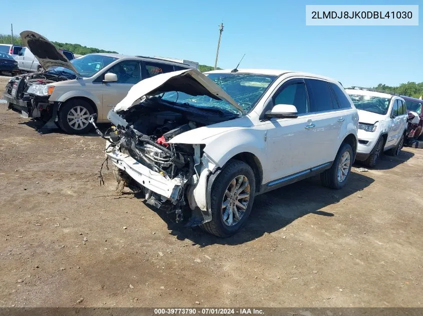 2013 Lincoln Mkx VIN: 2LMDJ8JK0DBL41030 Lot: 39773790