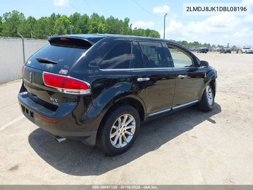 2LMDJ8JK1DBL08196 2013 Lincoln Mkx