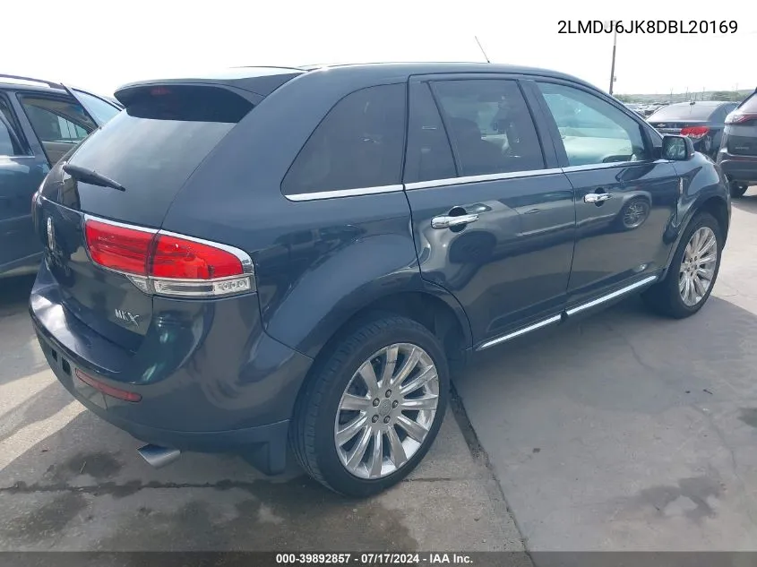 2LMDJ6JK8DBL20169 2013 Lincoln Mkx