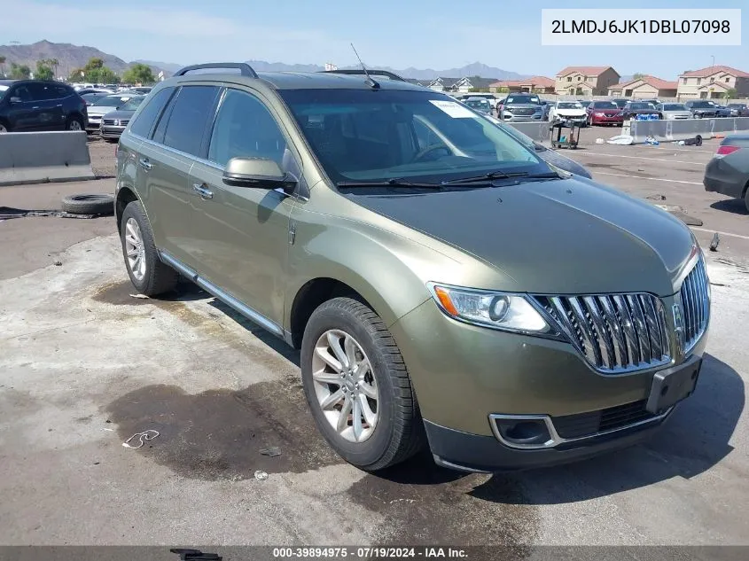 2LMDJ6JK1DBL07098 2013 Lincoln Mkx