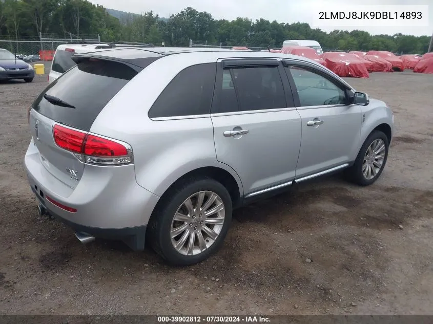 2LMDJ8JK9DBL14893 2013 Lincoln Mkx