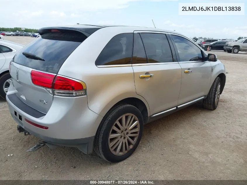 2LMDJ6JK1DBL13838 2013 Lincoln Mkx