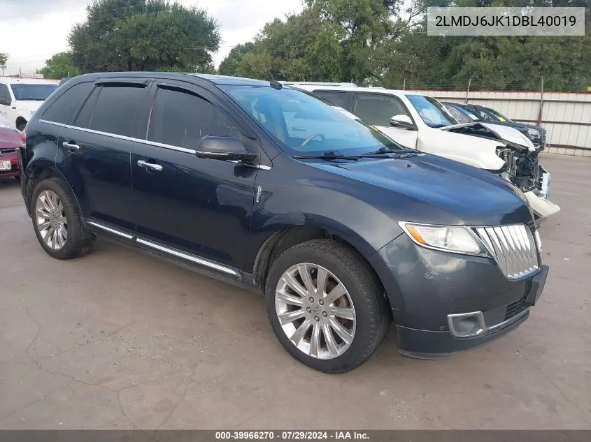 2LMDJ6JK1DBL40019 2013 Lincoln Mkx