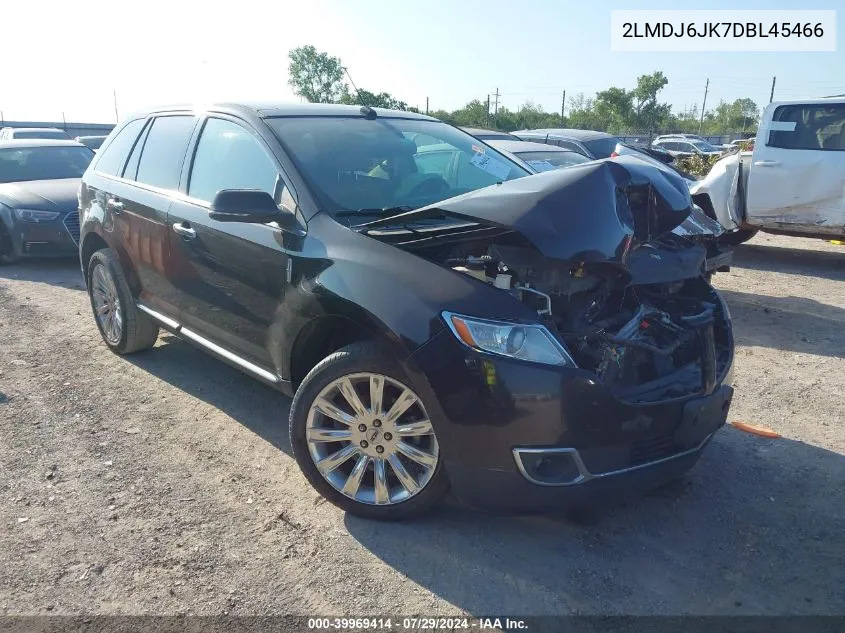 2013 Lincoln Mkx VIN: 2LMDJ6JK7DBL45466 Lot: 39969414