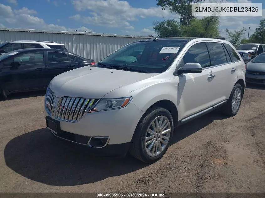 2LMDJ6JK6DBL23426 2013 Lincoln Mkx