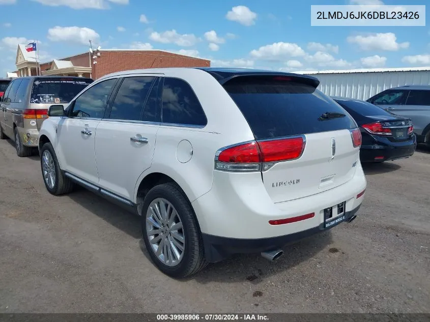 2LMDJ6JK6DBL23426 2013 Lincoln Mkx