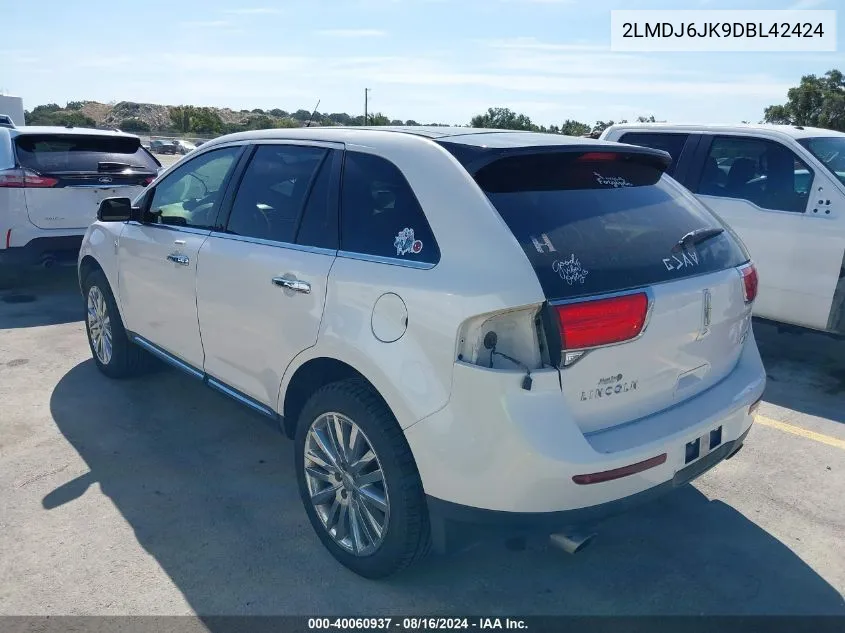 2LMDJ6JK9DBL42424 2013 Lincoln Mkx