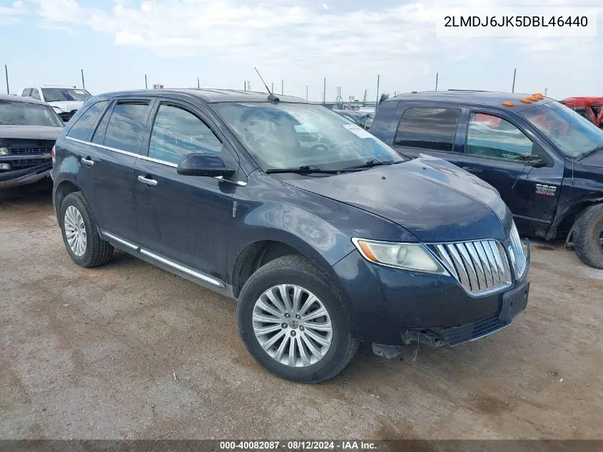 2013 Lincoln Mkx VIN: 2LMDJ6JK5DBL46440 Lot: 40082087