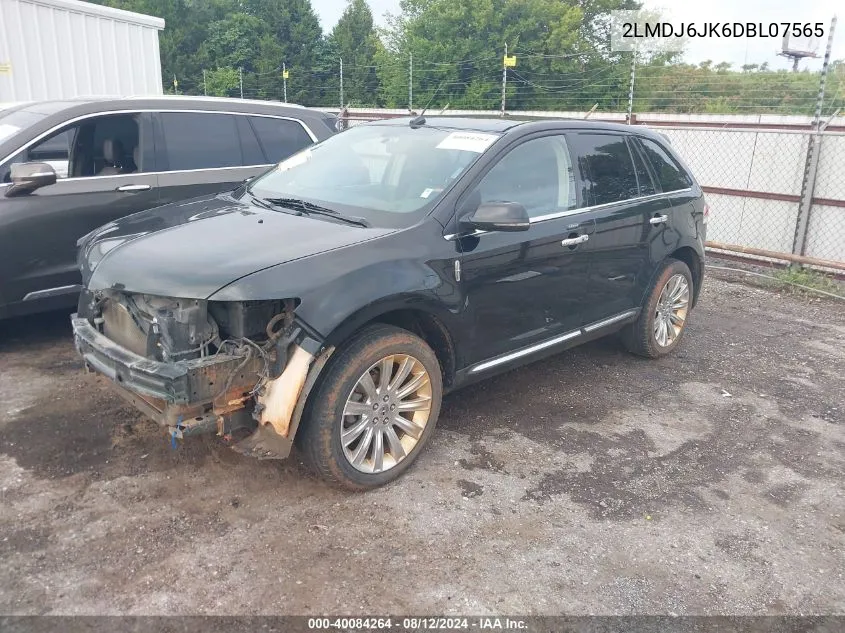 2013 Lincoln Mkx VIN: 2LMDJ6JK6DBL07565 Lot: 40084264