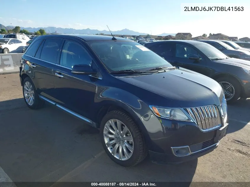 2013 Lincoln Mkx VIN: 2LMDJ6JK7DBL41563 Lot: 40088187