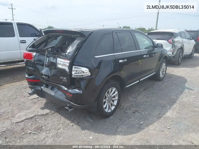 2LMDJ8JK5DBL35014 2013 Lincoln Mkx