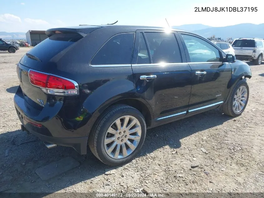 2013 Lincoln Mkx VIN: 2LMDJ8JK1DBL37195 Lot: 40140172