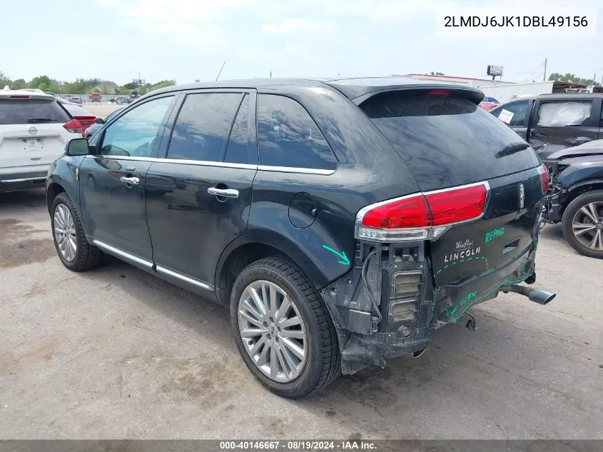 2LMDJ6JK1DBL49156 2013 Lincoln Mkx