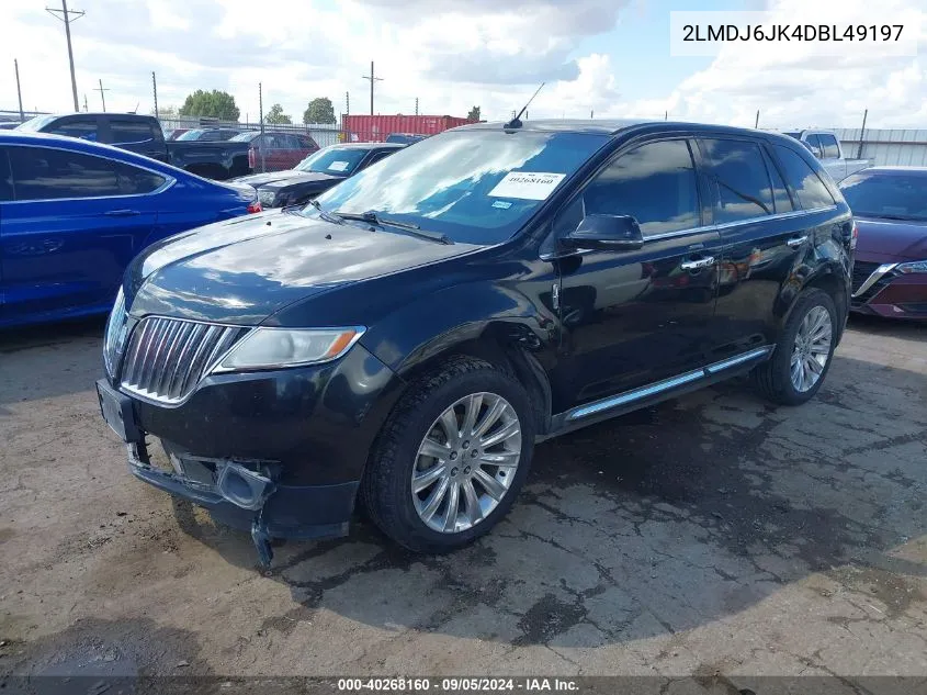 2LMDJ6JK4DBL49197 2013 Lincoln Mkx