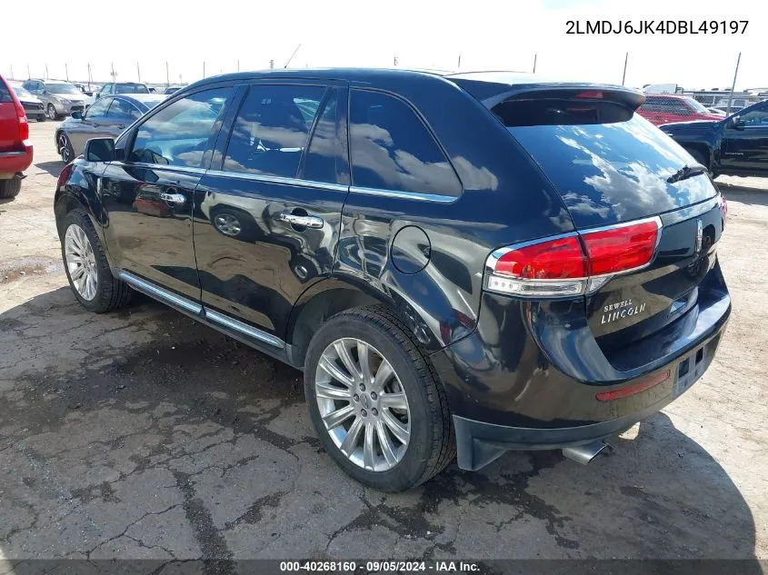 2LMDJ6JK4DBL49197 2013 Lincoln Mkx