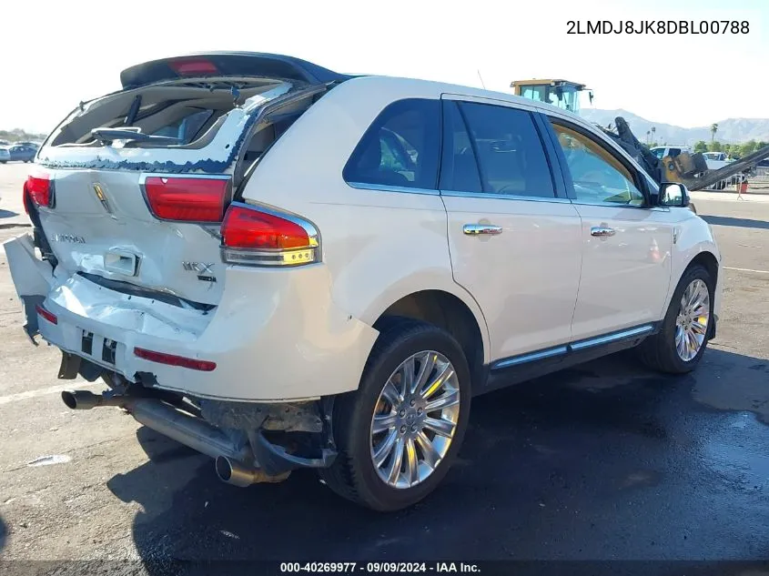 2LMDJ8JK8DBL00788 2013 Lincoln Mkx