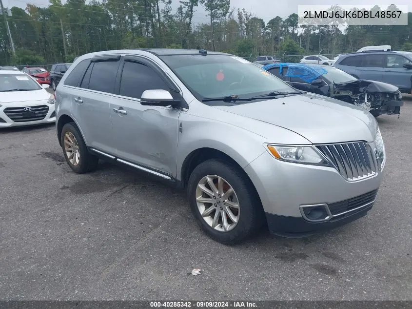 2LMDJ6JK6DBL48567 2013 Lincoln Mkx