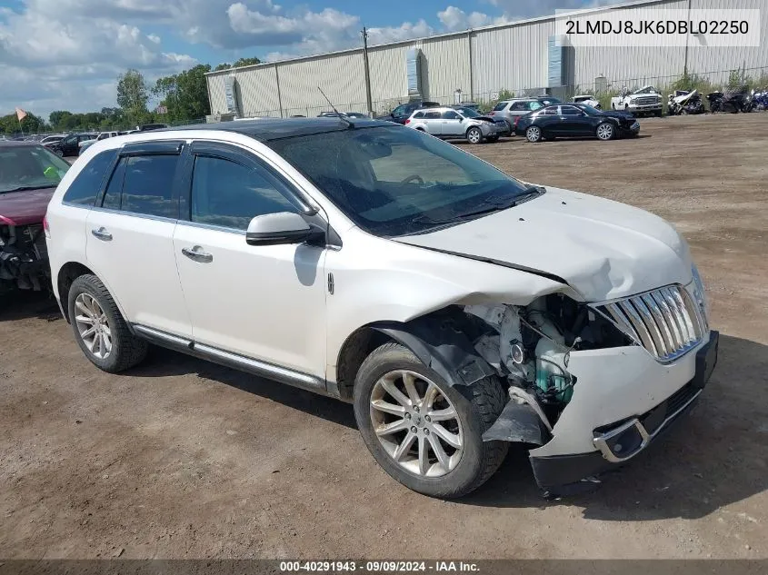 2LMDJ8JK6DBL02250 2013 Lincoln Mkx