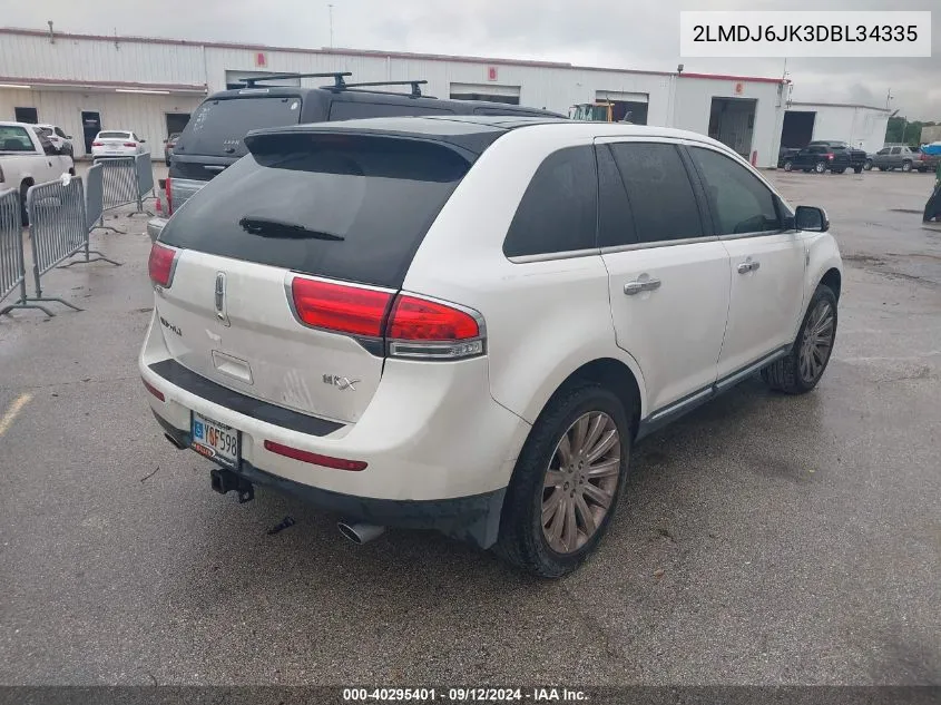 2LMDJ6JK3DBL34335 2013 Lincoln Mkx