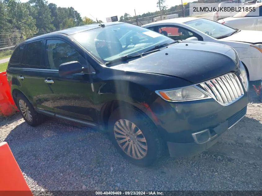 2013 Lincoln Mkx VIN: 2LMDJ6JK8DBL21855 Lot: 40409469