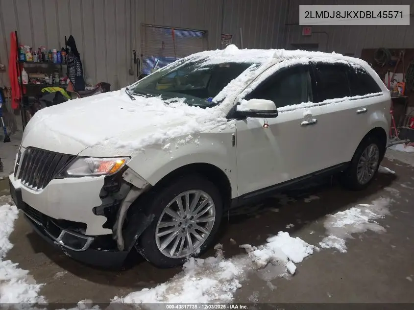 2LMDJ8JKXDBL45571 2013 Lincoln Mkx