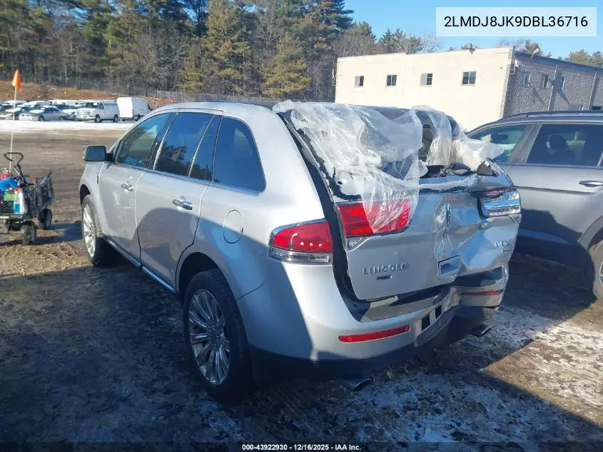 2LMDJ8JK9DBL36716 2013 Lincoln Mkx
