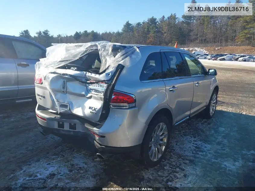 2LMDJ8JK9DBL36716 2013 Lincoln Mkx