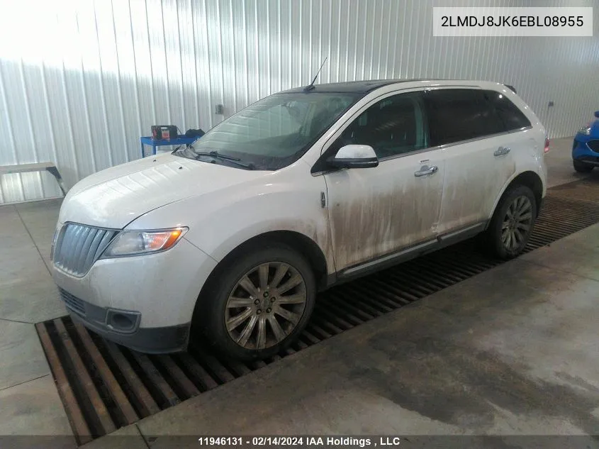 2LMDJ8JK6EBL08955 2014 Lincoln Mkx