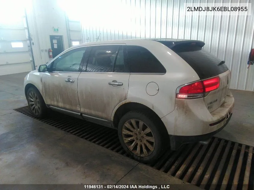 2LMDJ8JK6EBL08955 2014 Lincoln Mkx