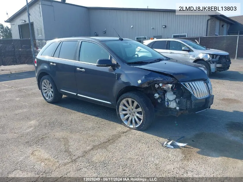 2014 Lincoln Mkx VIN: 2LMDJ8JK8EBL13803 Lot: 12029249