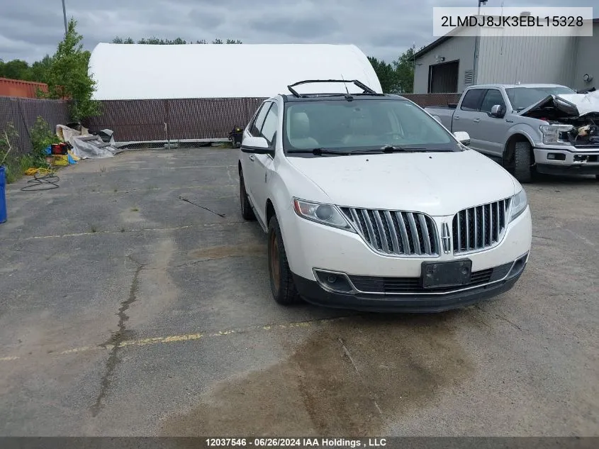 2014 Lincoln Mkx VIN: 2LMDJ8JK3EBL15328 Lot: 12037546