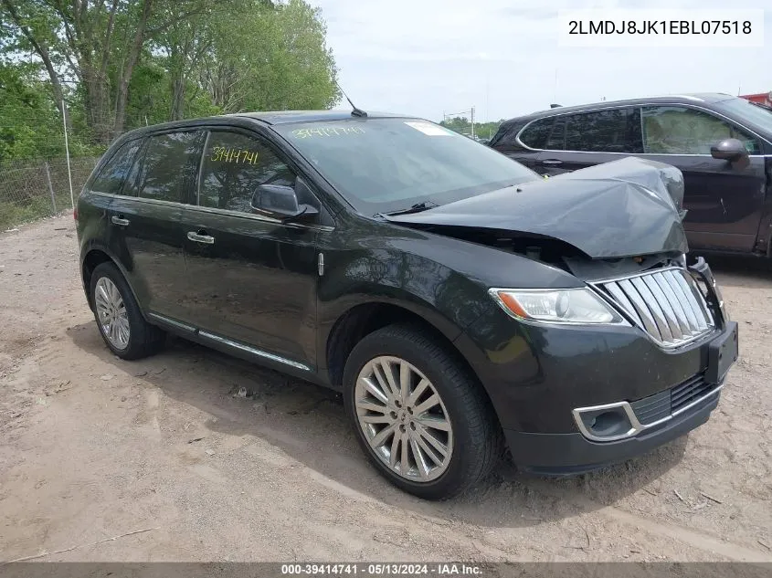 2LMDJ8JK1EBL07518 2014 Lincoln Mkx