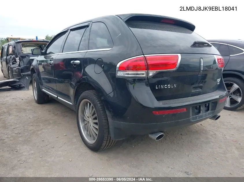 2LMDJ8JK9EBL18041 2014 Lincoln Mkx