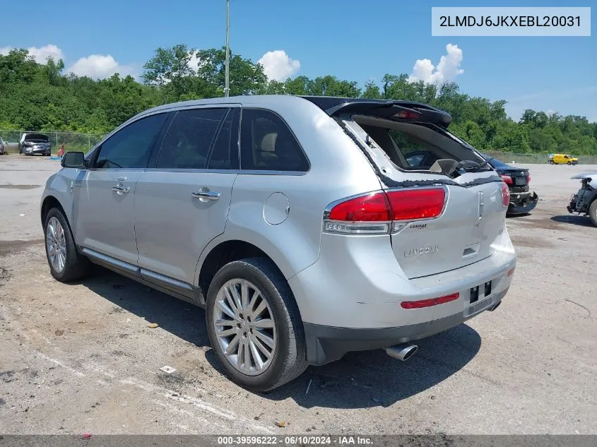 2LMDJ6JKXEBL20031 2014 Lincoln Mkx