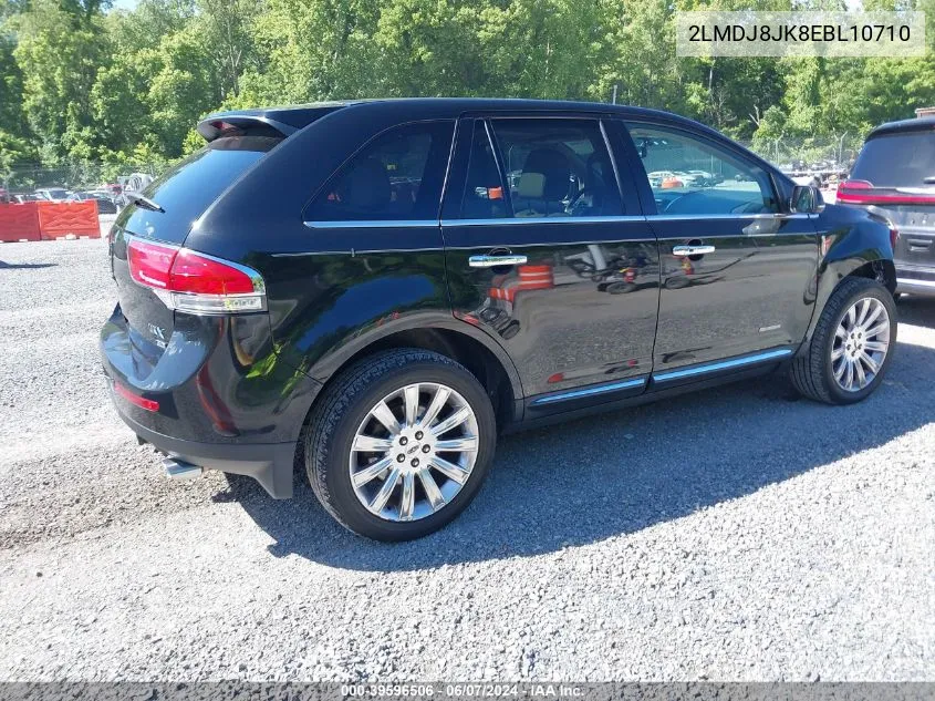 2014 Lincoln Mkx VIN: 2LMDJ8JK8EBL10710 Lot: 39596506