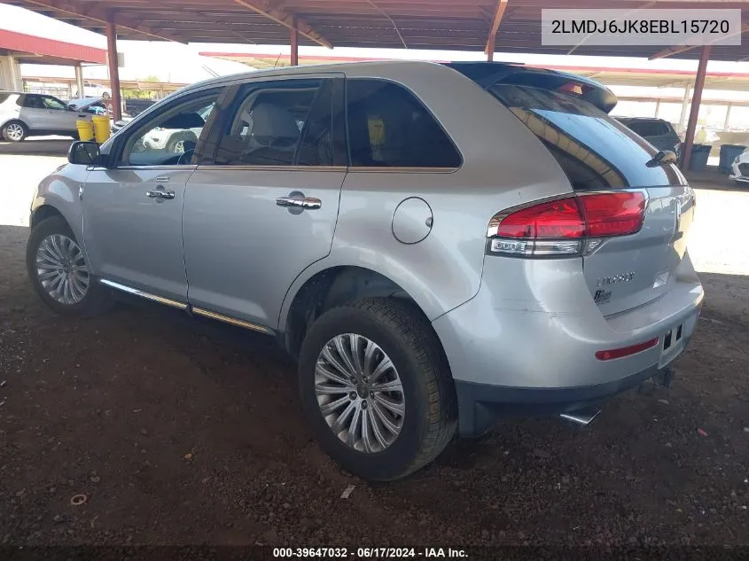 2LMDJ6JK8EBL15720 2014 Lincoln Mkx