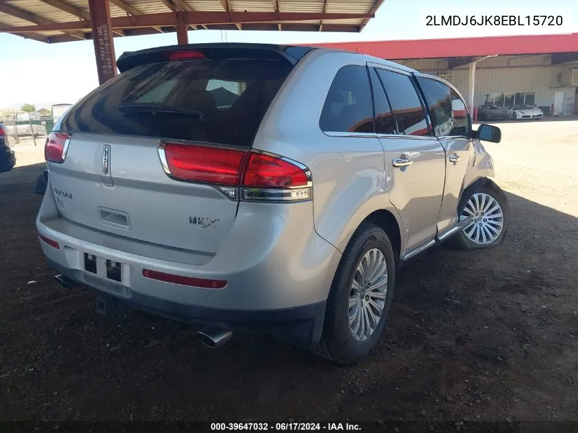 2LMDJ6JK8EBL15720 2014 Lincoln Mkx