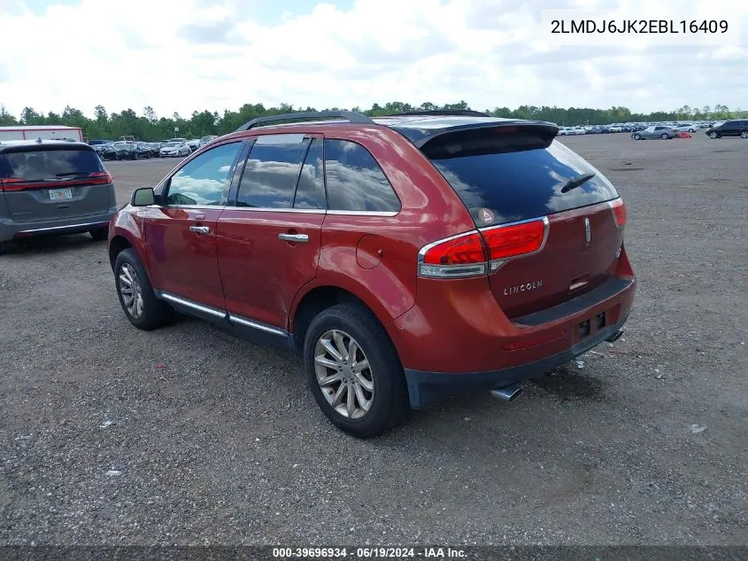 2LMDJ6JK2EBL16409 2014 Lincoln Mkx