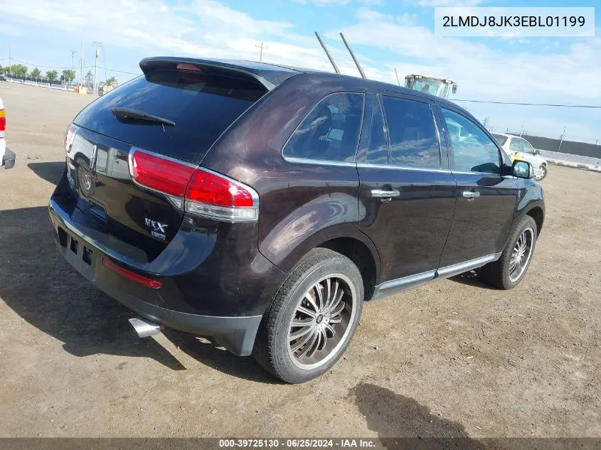 2014 Lincoln Mkx VIN: 2LMDJ8JK3EBL01199 Lot: 39725130