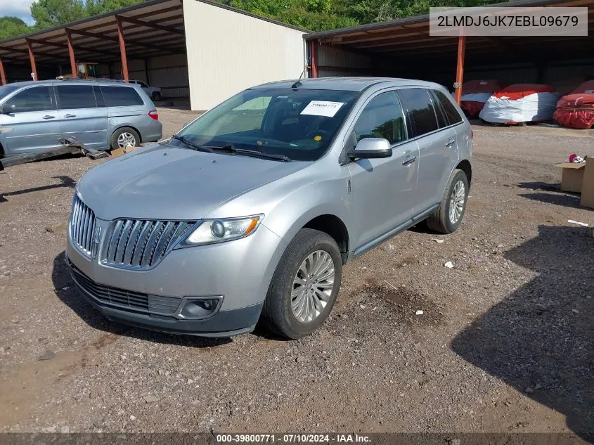 2LMDJ6JK7EBL09679 2014 Lincoln Mkx