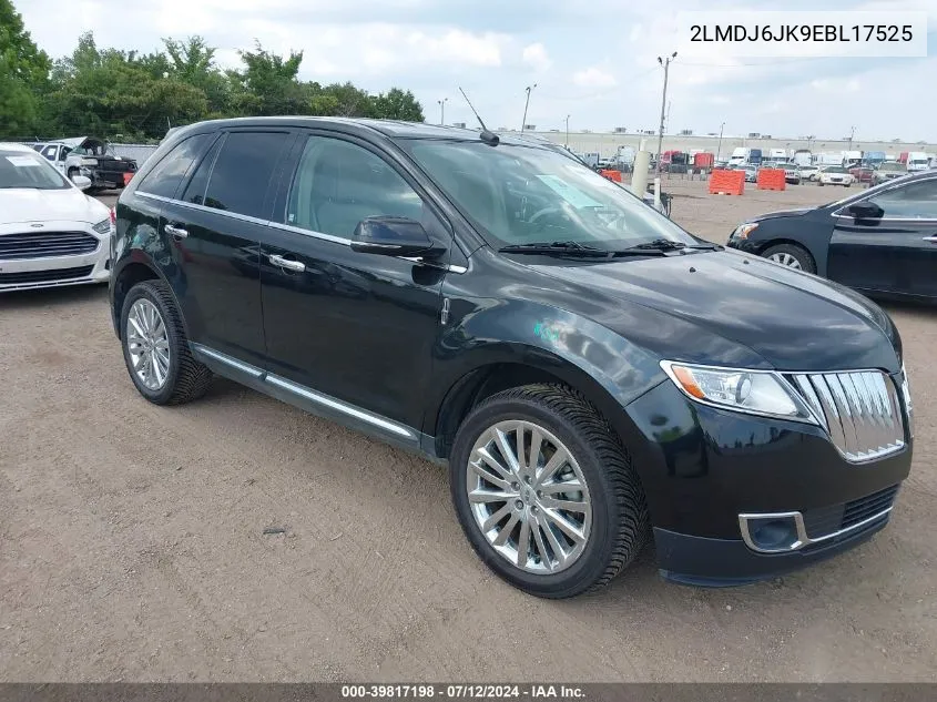 2014 Lincoln Mkx VIN: 2LMDJ6JK9EBL17525 Lot: 39817198