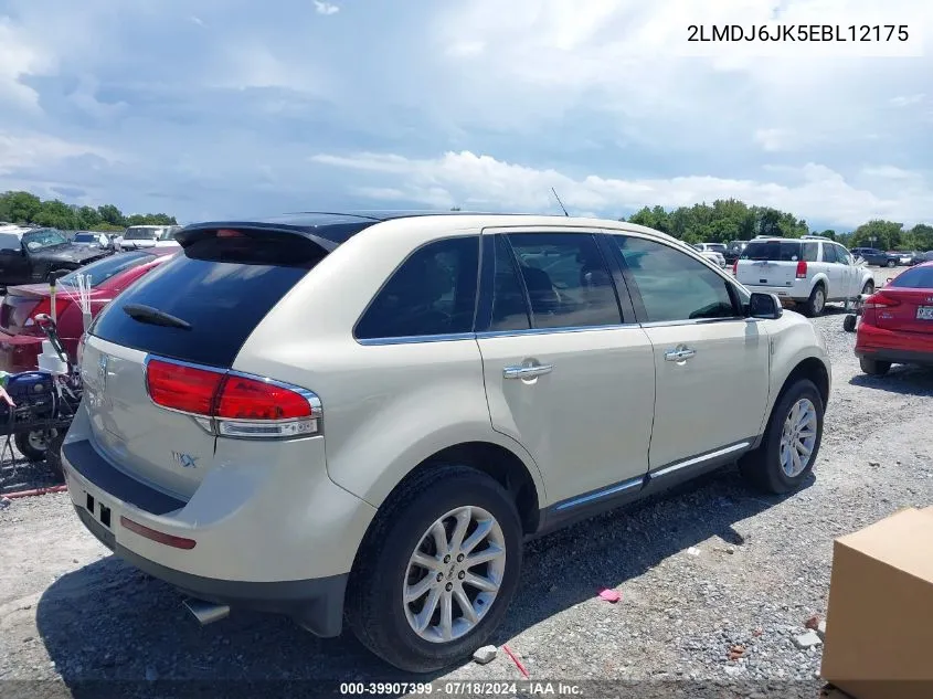 2LMDJ6JK5EBL12175 2014 Lincoln Mkx