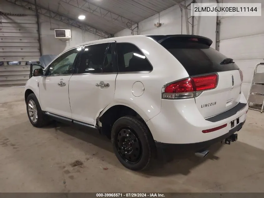 2LMDJ6JK0EBL11144 2014 Lincoln Mkx