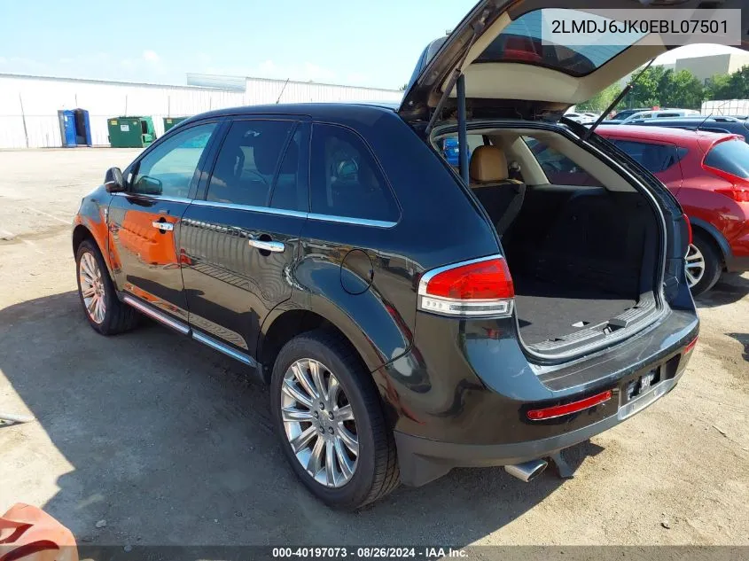 2LMDJ6JK0EBL07501 2014 Lincoln Mkx