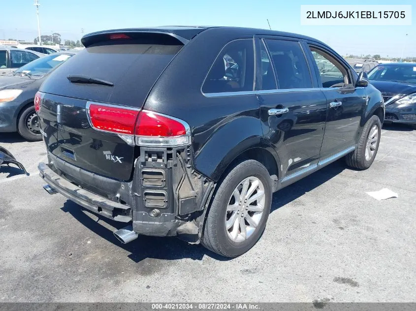 2LMDJ6JK1EBL15705 2014 Lincoln Mkx